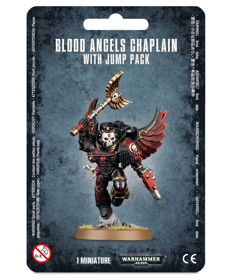 Games Workshop - GAW Warhammer 40K - Blood Angels - Chaplain With Jump Pack