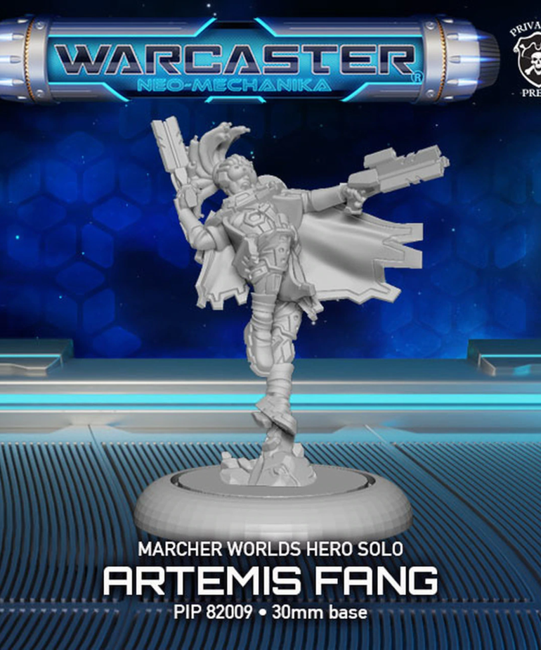 Privateer Press - PIP Warcaster: Neo-Mechanika - Marcher Worlds - Artemis Fang - Hero