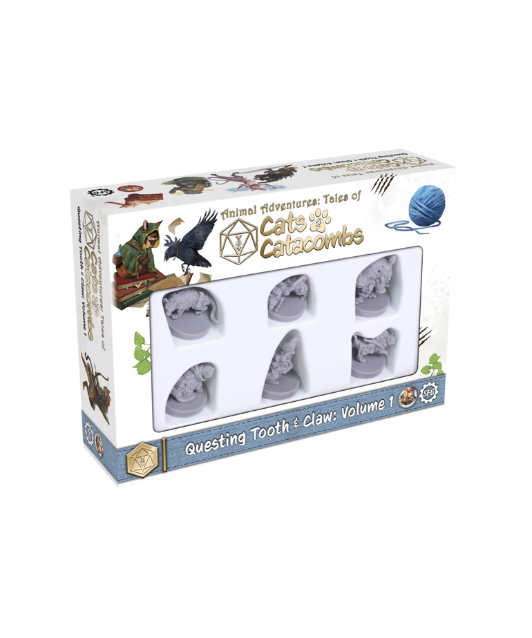 Steamforged Games LTD - STE Animal Adventures: Tales of Cats & Catacombs - Questing Tooth & Claw: Volume 1
