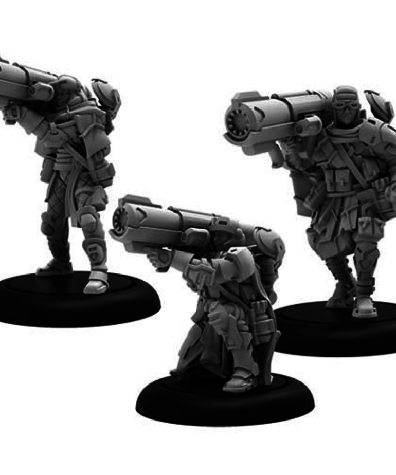 Privateer Press - PIP Warcaster: Neo-Mechanika - Marcher Worlds - Ranger Heavy Support - 3 Model Squad