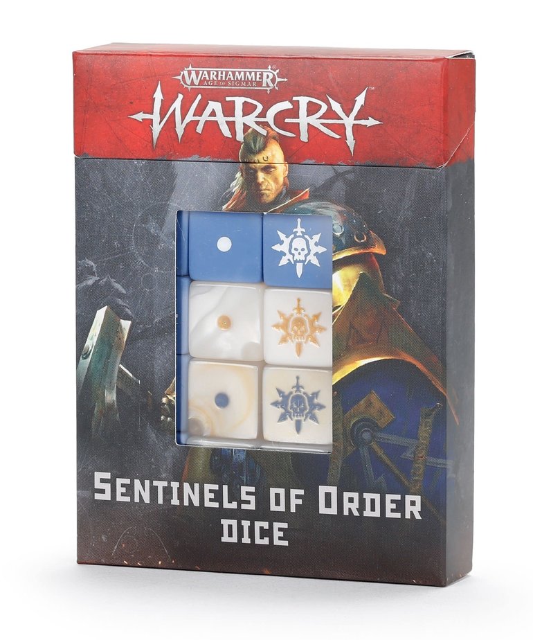 Games Workshop - GAW Warhamer Age of Sigmar: Warcry - Sentinels of Order Dice