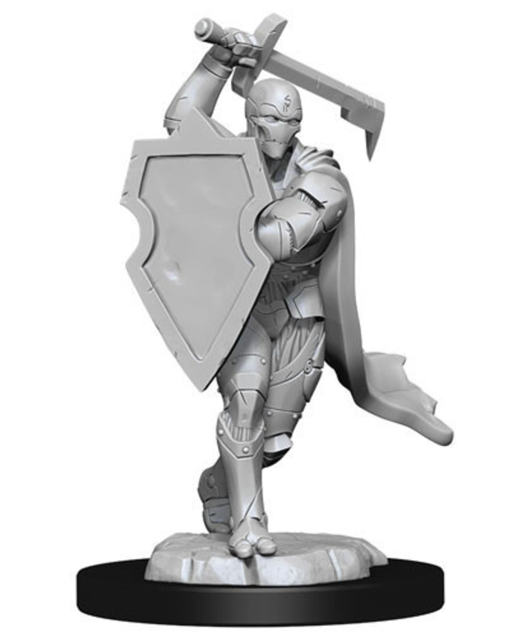 WizKids - WZK D&D: Nolzur's Marvelous Unpainted Miniatures - Male Warforged Fighter