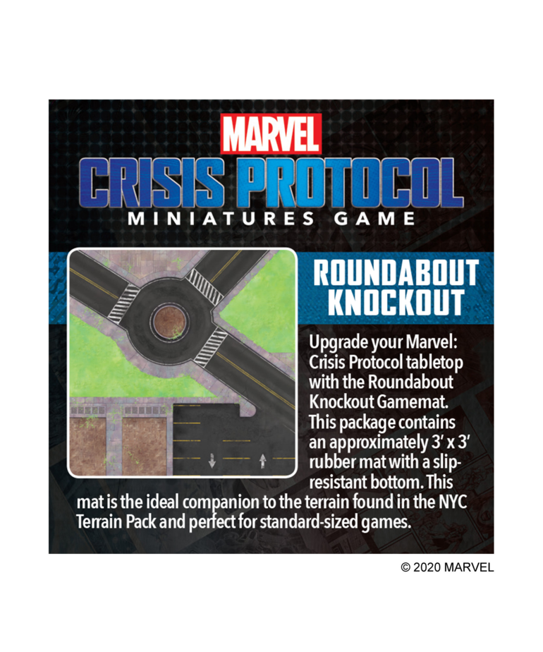 Atomic Mass Games - AMG Marvel: Crisis Protocol - Game Mat - Roundabout Knockout