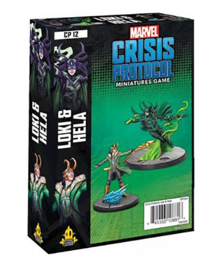 Asmodee - ASM Marvel: Crisis Protocol - Loki & Hela - Character Pack