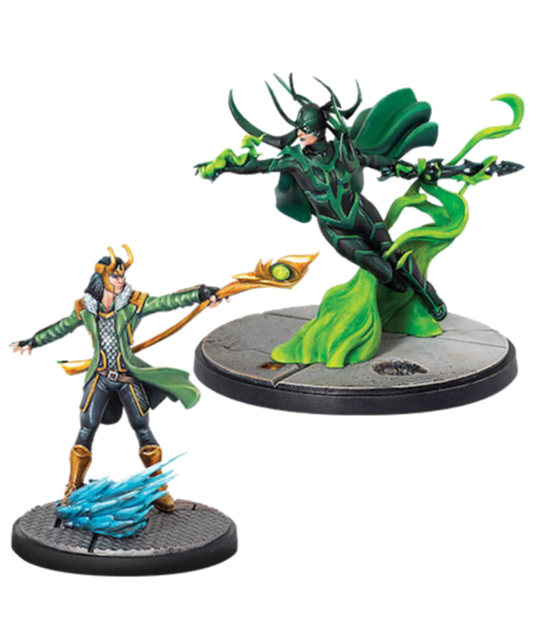 Asmodee - ASM Marvel: Crisis Protocol - Loki & Hela - Character Pack