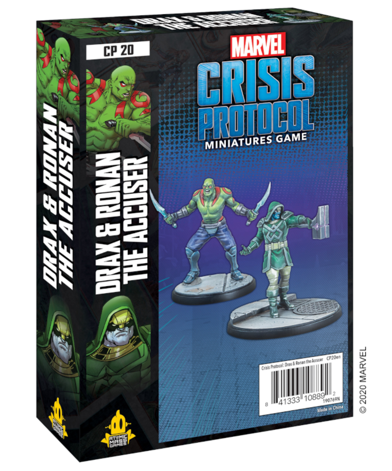 Atomic Mass Games - AMG Marvel: Crisis Protocol - Drax & Ronan the Accuser - Character Pack