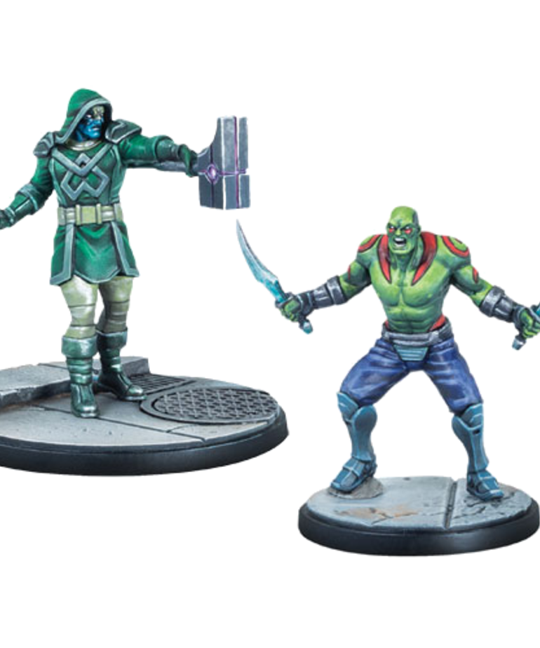 Atomic Mass Games - AMG Marvel: Crisis Protocol - Drax & Ronan the Accuser - Character Pack