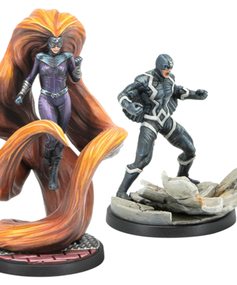 Atomic Mass Games - AMG Marvel: Crisis Protocol - Black Bolt and Medusa - Character Pack