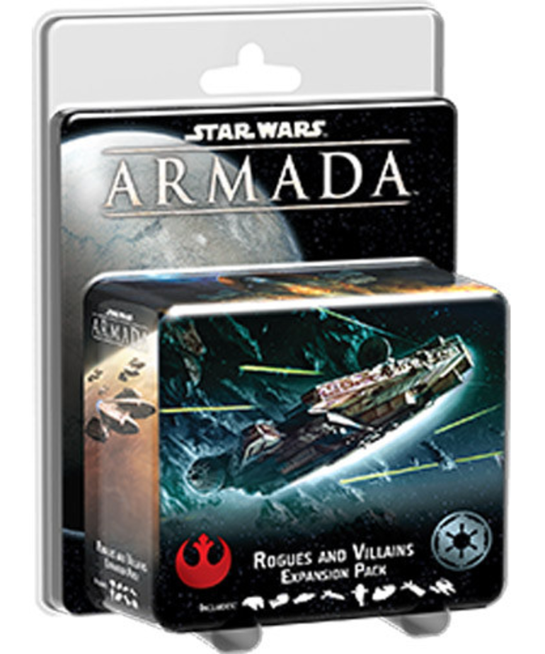 Atomic Mass Games - AMG Star Wars: Armada - Rogues and Villains - Rebel & Imperial Expansion Pack