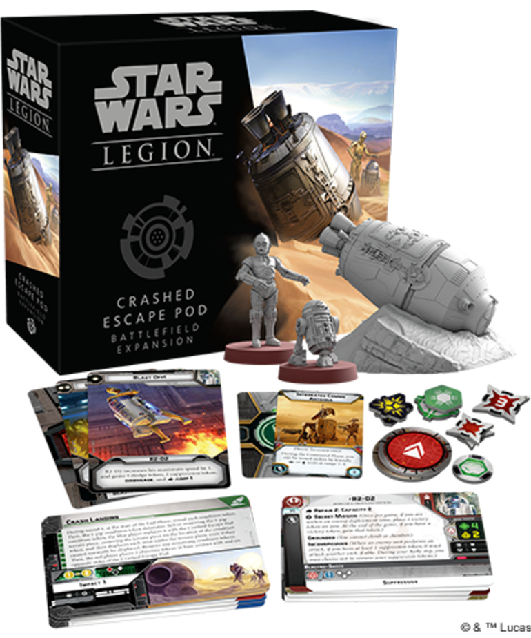 Atomic Mass Games - AMG Star Wars: Legion - Crashed Escape Pod - Battlefield Expansion