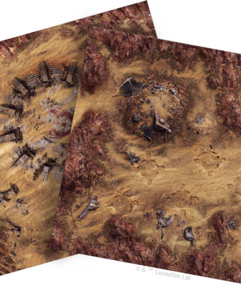 Atomic Mass Games - AMG Star Wars: Legion - Desert Ruins - Game Mat