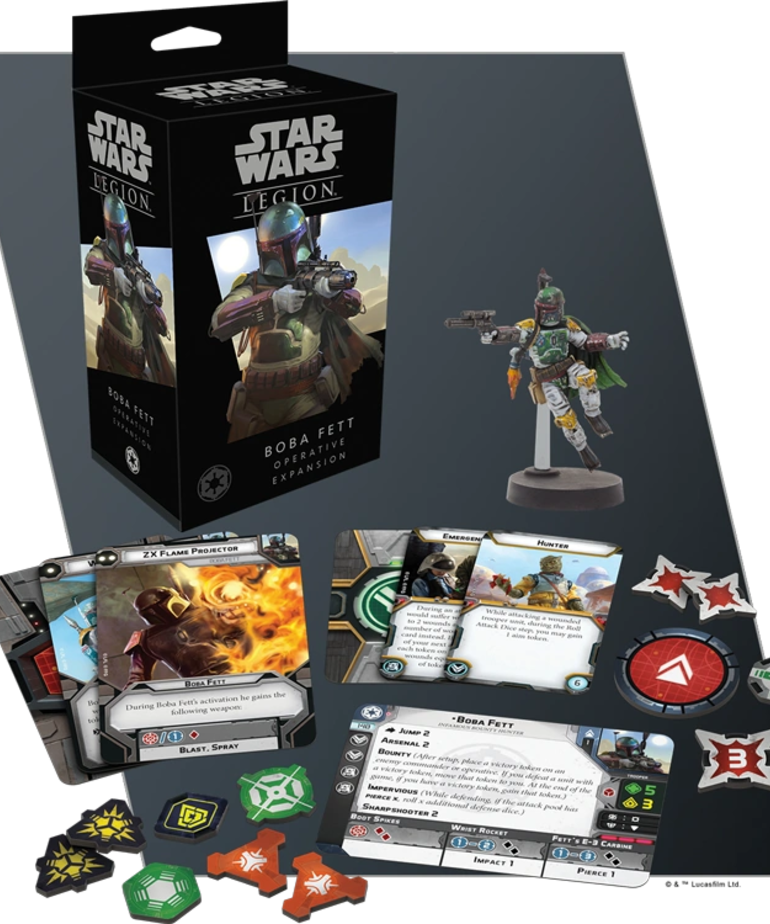 Atomic Mass Games - AMG Star Wars: Legion - Boba Fett Operative Expansion