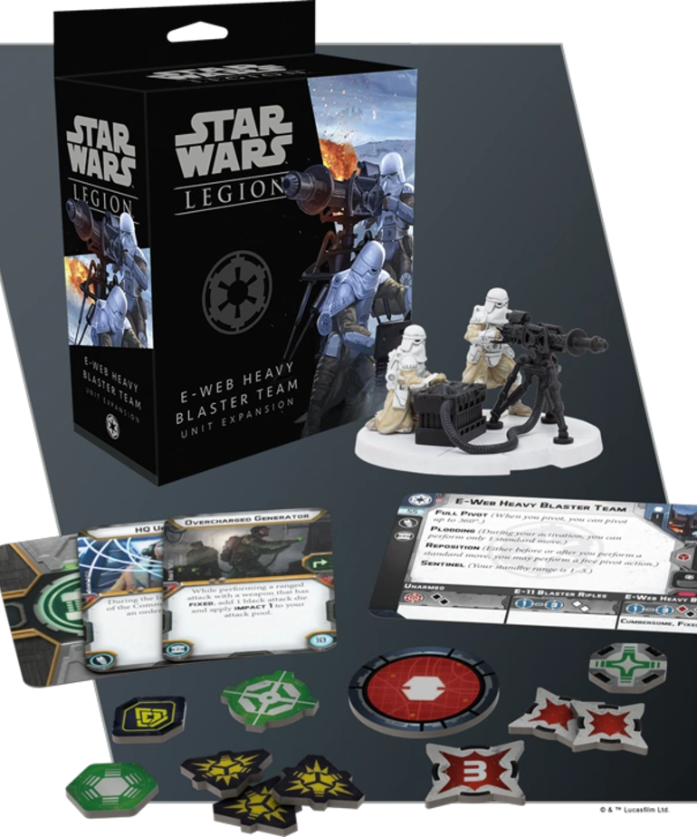 Atomic Mass Games - AMG Star Wars: Legion - Galactic Empire - E-Web Heavy Blaster Team - Unit Expansion