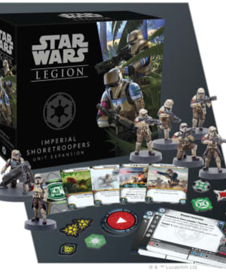 Atomic Mass Games - AMG Star Wars: Legion - Galactic Empire - Imperial Shoretroopers - Unit Expansion