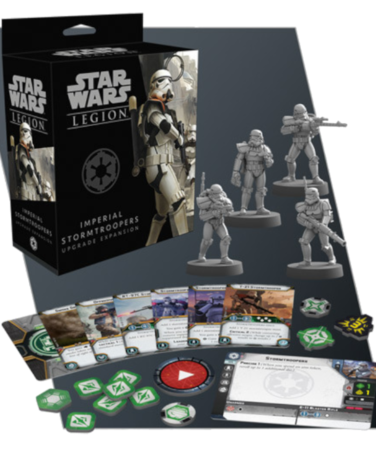 Atomic Mass Games - AMG Star Wars: Legion - Galactic Empire - Imperial Stormtroopers - Upgrade Expansion