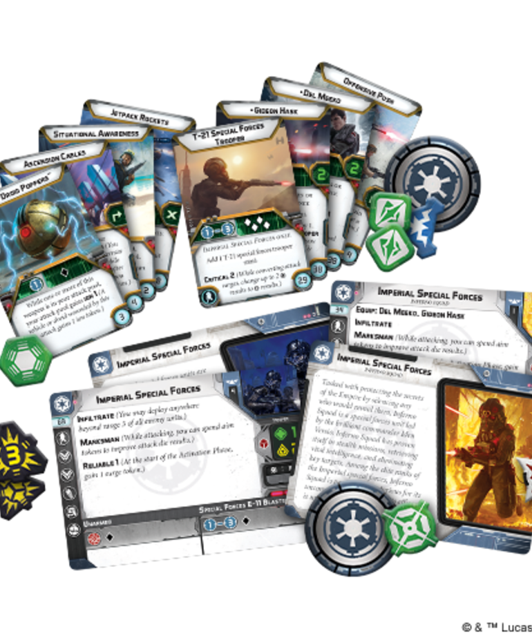 Atomic Mass Games - AMG Star Wars: Legion - Galactic Empire - Inferno Squad - Unit Expansion