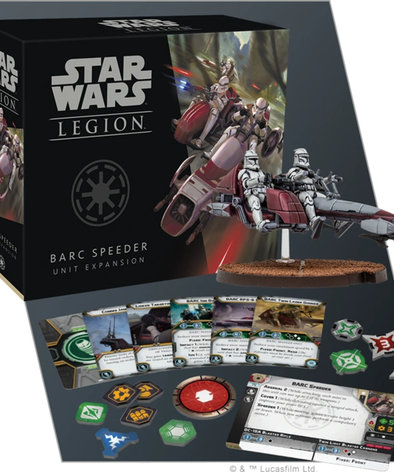 Atomic Mass Games - AMG Star Wars: Legion - Galactic Republic - BARC Speeder - Unit Expansion