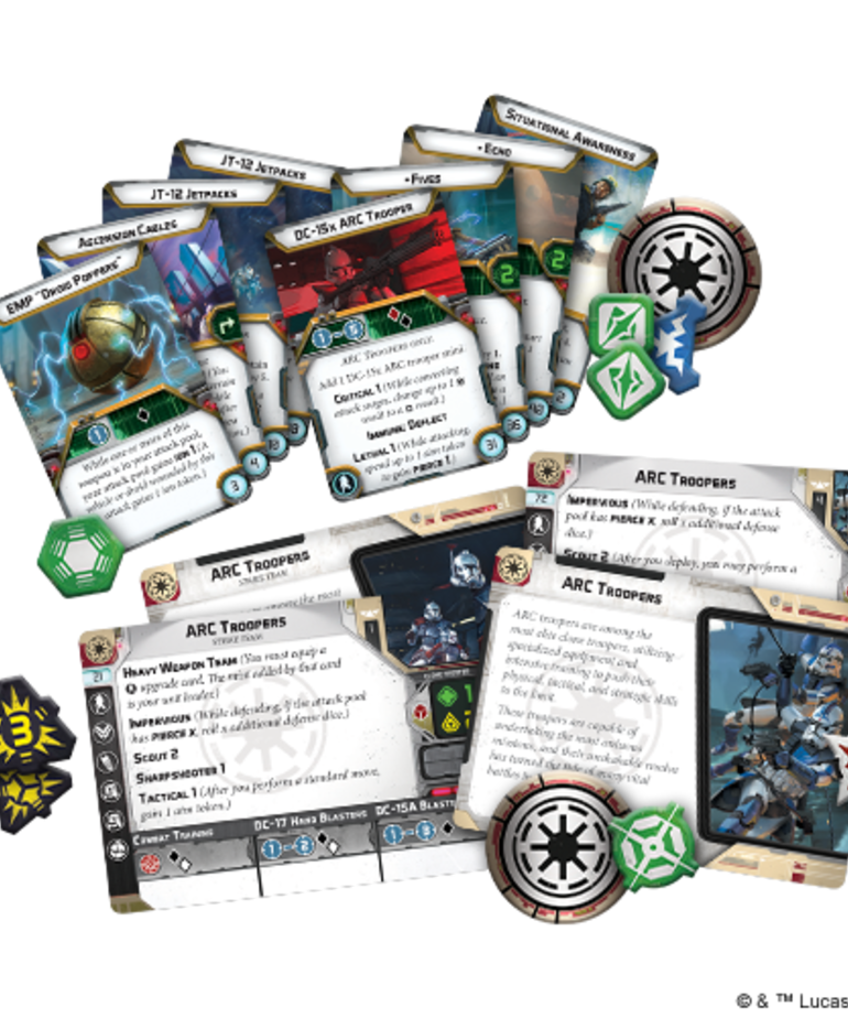 Atomic Mass Games - AMG Star Wars: Legion - Galactic Republic - ARC Troopers - Unit Expansion
