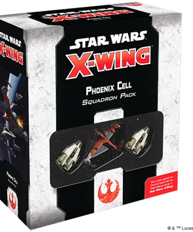 Atomic Mass Games - AMG Star Wars: X-Wing 2E - Rebel Alliance - Phoenix Cell - Squadron Pack