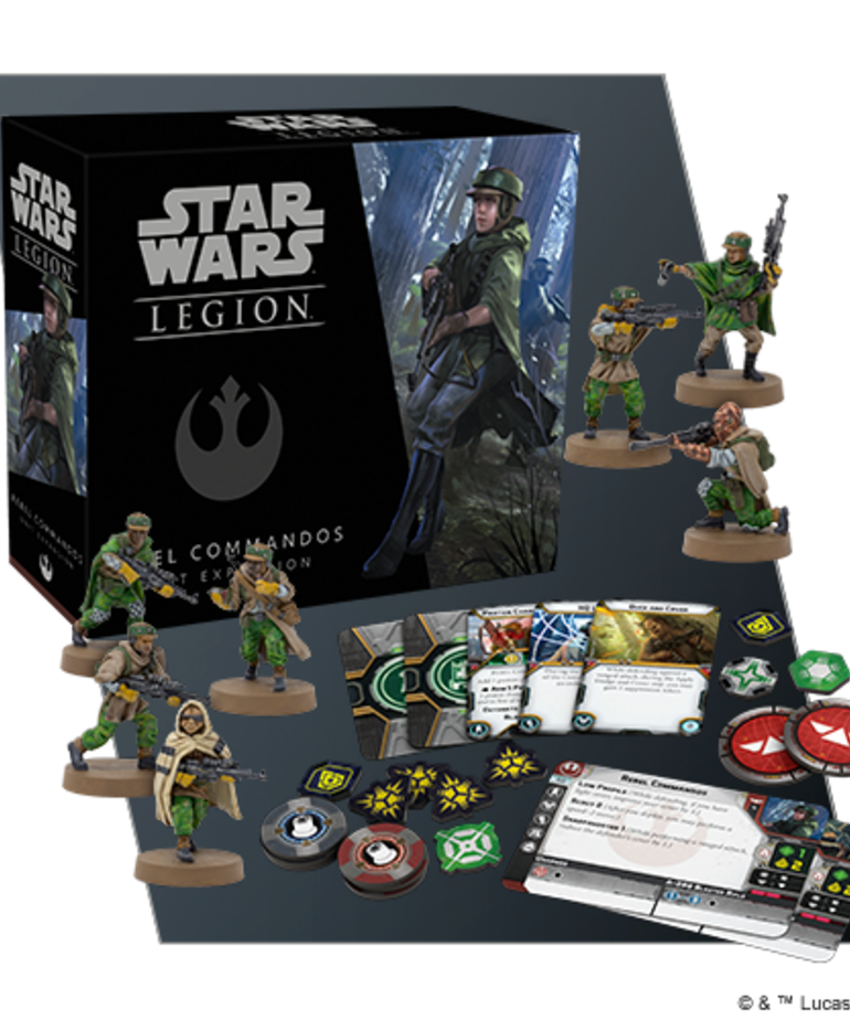 Atomic Mass Games - AMG Star Wars: Legion - Rebel Alliance - Rebel Commandos - Unit Expansion