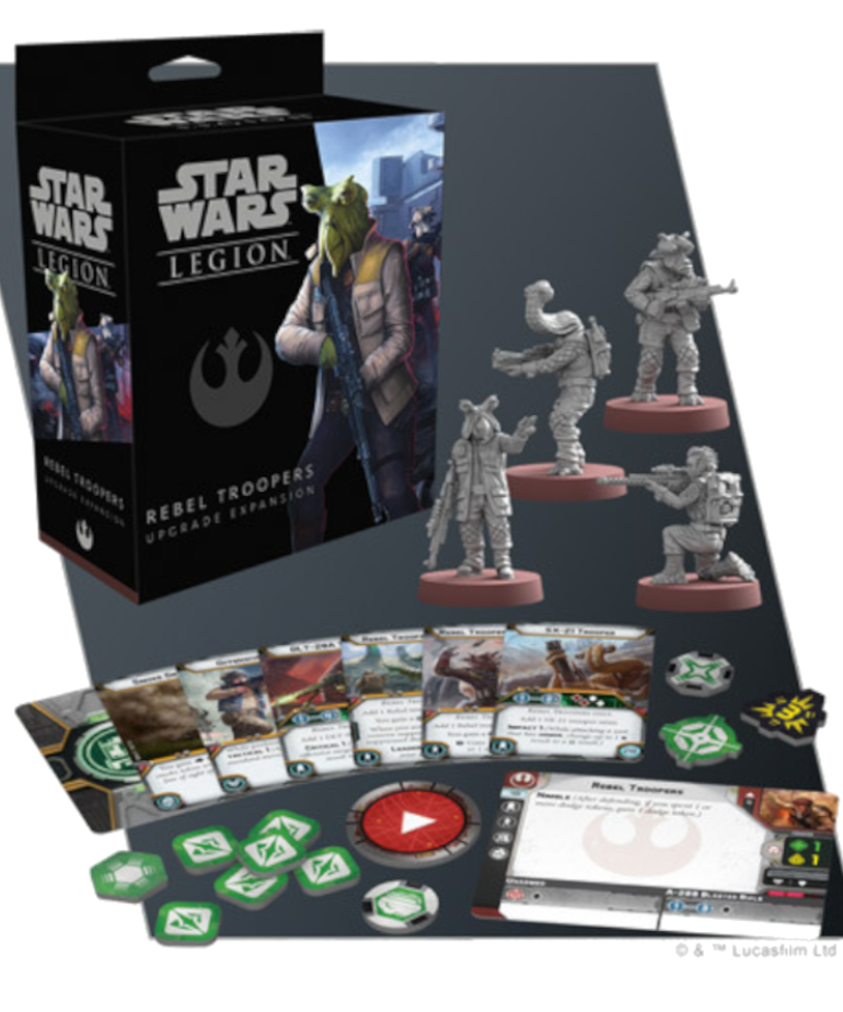 Atomic Mass Games - AMG Star Wars: Legion - Rebel Alliance - Rebel Troopers - Upgrade Expansion