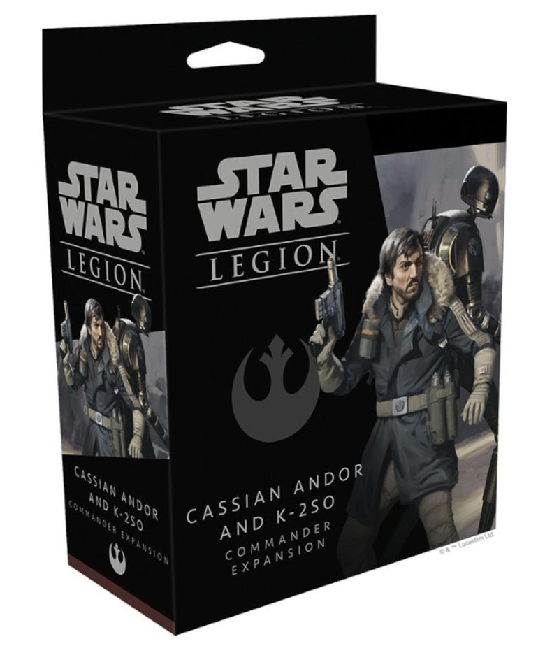 Atomic Mass Games - AMG Star Wars: Legion - Rebel Alliance - Cassian Andor and K-2SO - Commander Expansion