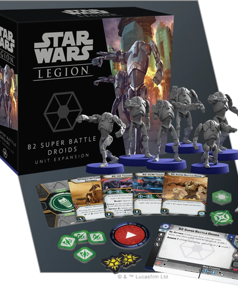Atomic Mass Games - AMG Star Wars: Legion - Separatist Alliance - B2 Super Battle Droids - Unit Expansion