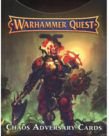 Games Workshop - GAW Warhammer Quest: Chaos Adversary Cards
