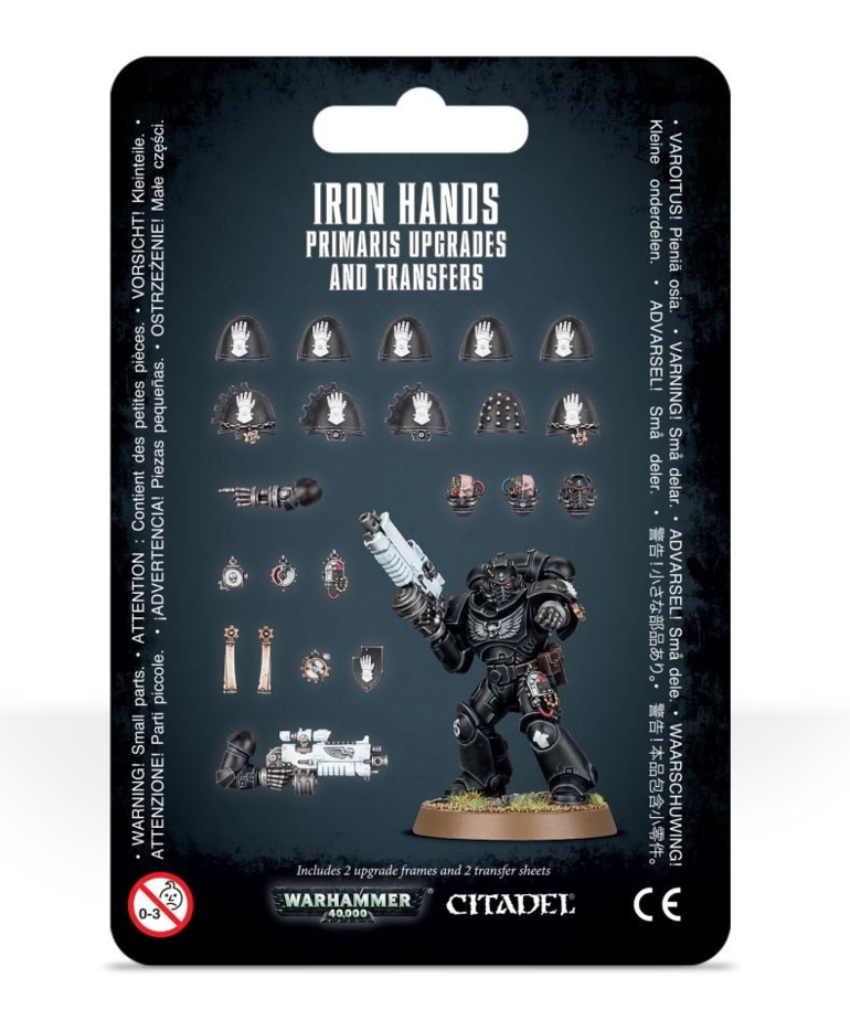 Games Workshop - GAW Warhammer 40K - Iron Hands - Primaris Upgrades & Transfers