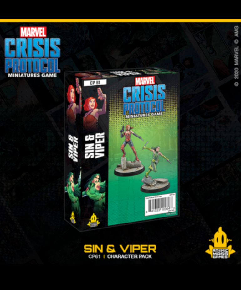 Atomic Mass Games - AMG Marvel: Crisis Protocol - Sin & Viper - Character Pack