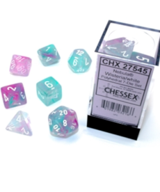 Chessex - CHX Nebula Luminary - Wisteria w/ White