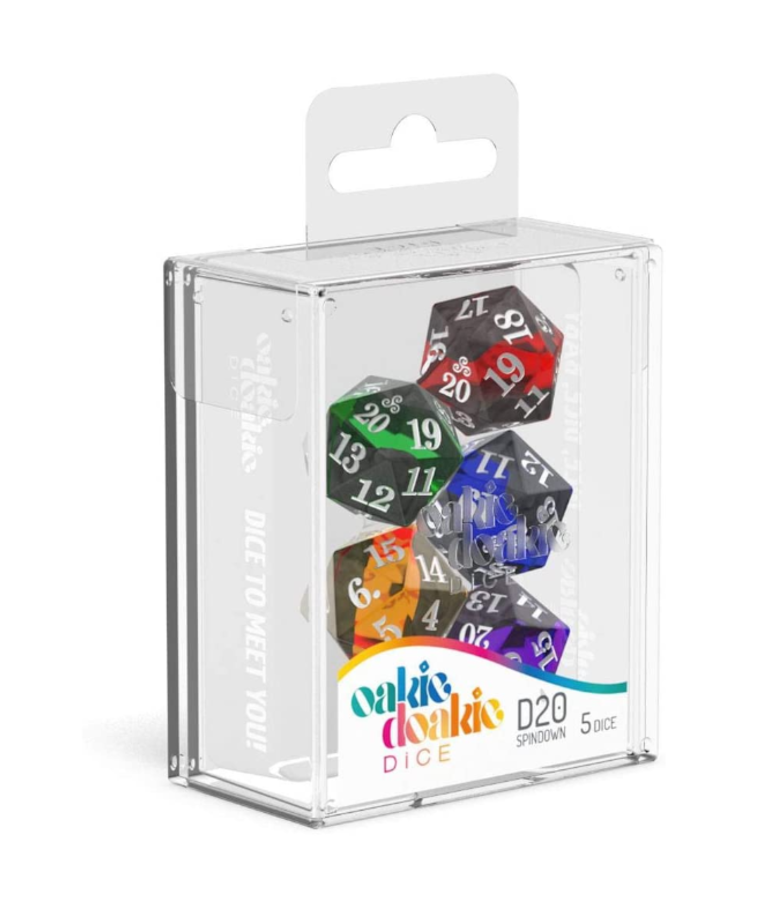 Oakie Doakie Dice - D20 Spindown - Enclave