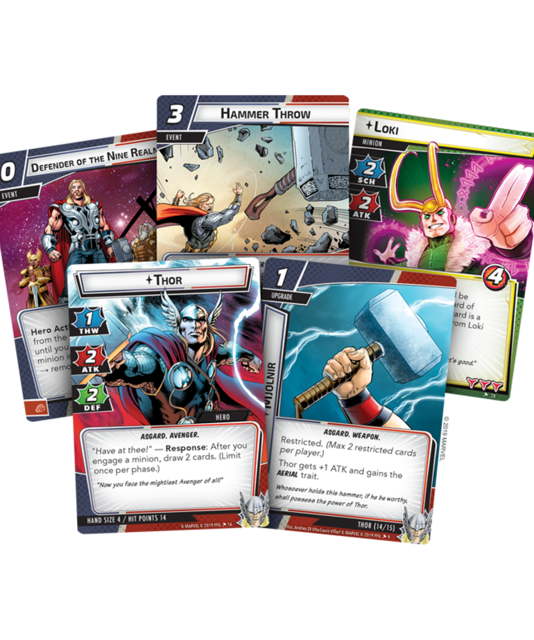 Fantasy Flight Games - FFG Marvel Champions: The Card Game - Thor - Hero Pack