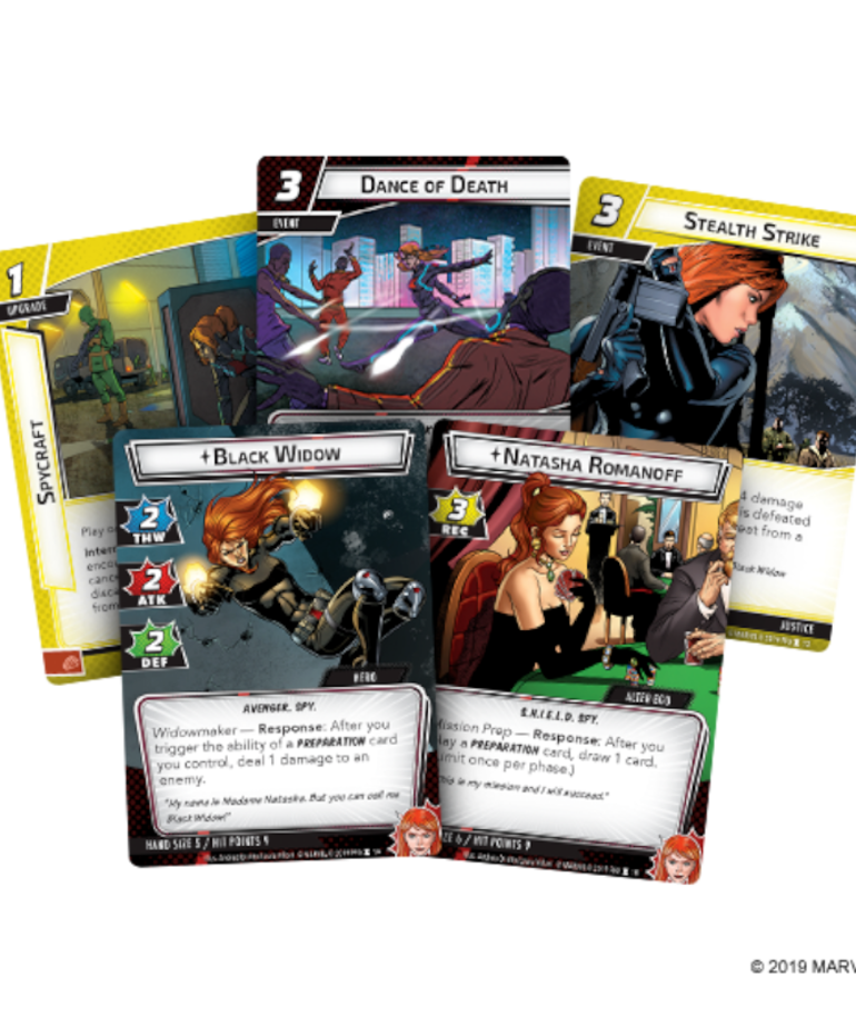 Fantasy Flight Games - FFG Marvel Champions: The Card Game - Black Widow - Hero Pack