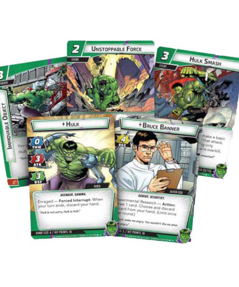 Fantasy Flight Games - FFG Marvel Champions: The Card Game - Hulk - Hero Pack