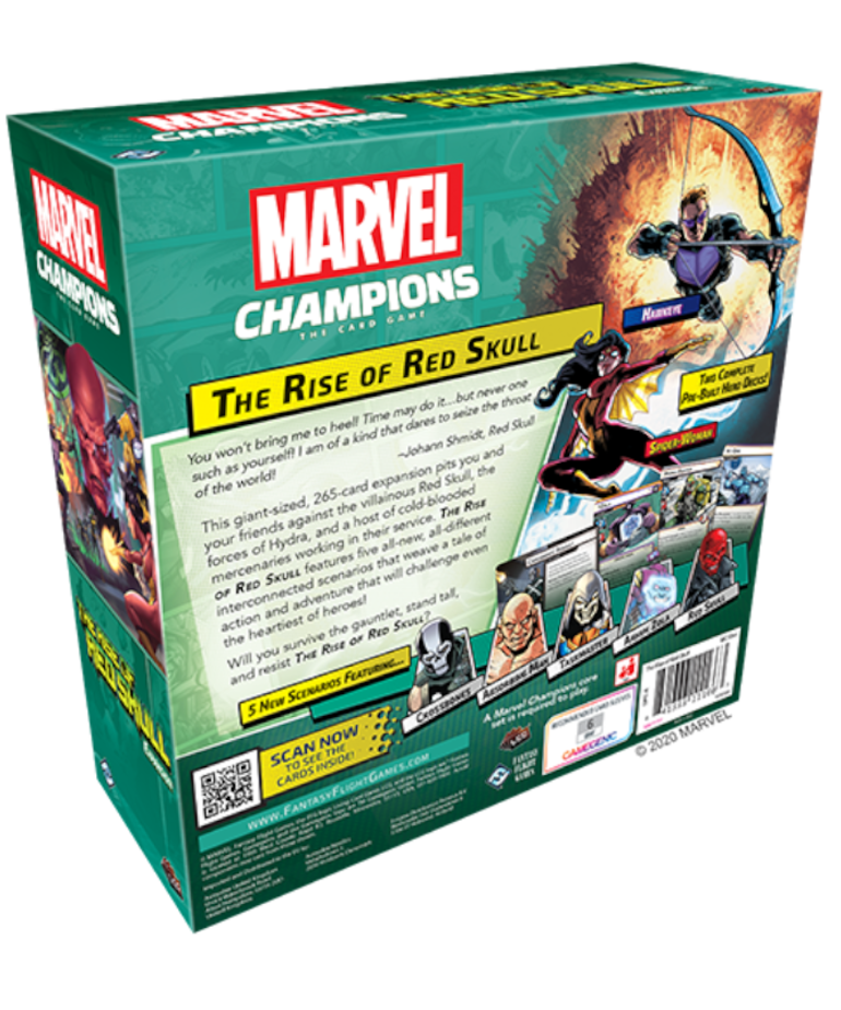 Fantasy Flight Games - FFG Marvel Champions: The Card Game - The Rise of Red Skull - Expansion
