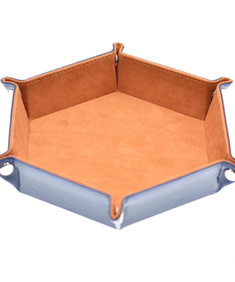 Gameopolis Dice - UDI Gameopolis: Dice Tray -  Folding: Hexagon - Camel Velvet