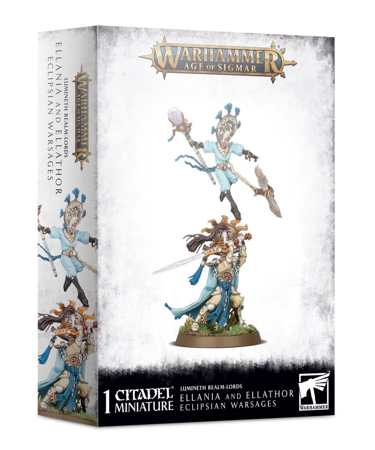 Games Workshop - GAW Warhammer: Age of Sigmar - Lumineth Realm-Lords - Ellania & Ellathor, Eclipsian Warsages