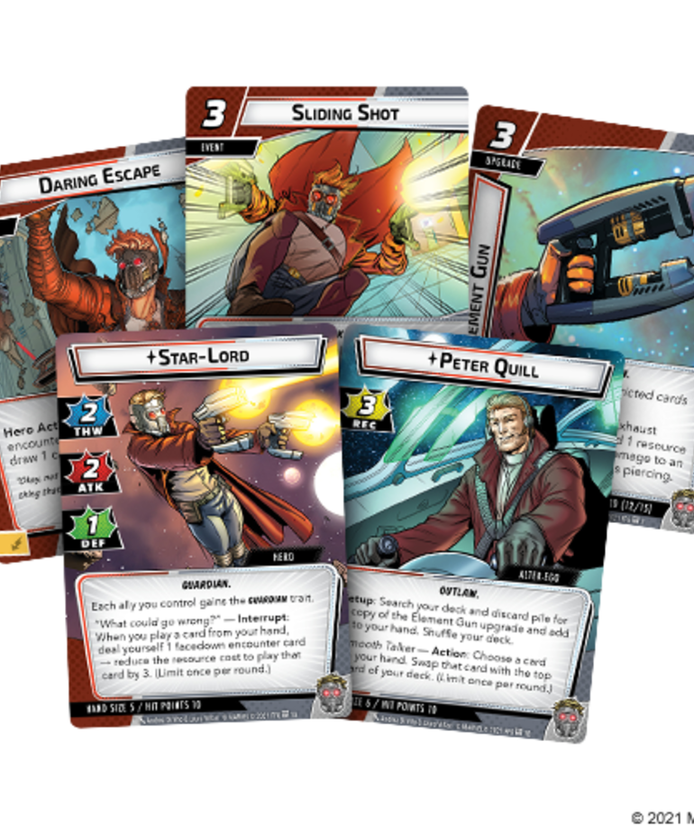 Fantasy Flight Games - FFG Marvel Champions: The Card Game - Star-Lord - Hero Pack