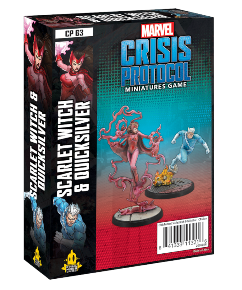 Atomic Mass Games - AMG Marvel: Crisis Protocol - Scarlet Witch & Quicksilver - Character Pack