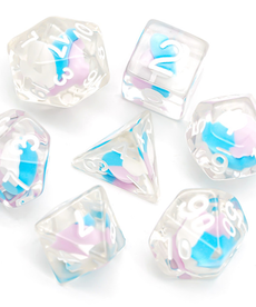 Gameopolis Dice - UDI Cotton Candy - Pink, White & Blue