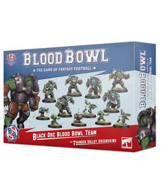 Games Workshop - GAW Black Orc Team - The Thunder Valley Greenskins