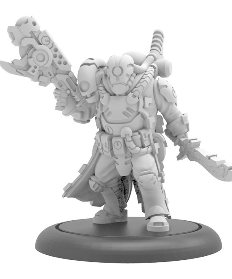 Privateer Press - PIP Warcaster: Neo-Mechanika - Wild Cards - Harlan Sek, the Curator - Warcaster