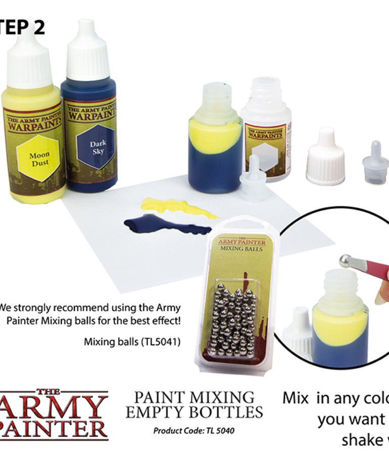 The Army Painter - AMY The Army Painter - Paint Mixing Empty Bottles