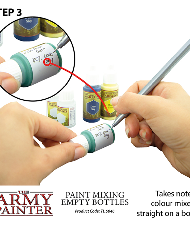 The Army Painter - AMY The Army Painter - Paint Mixing Empty Bottles