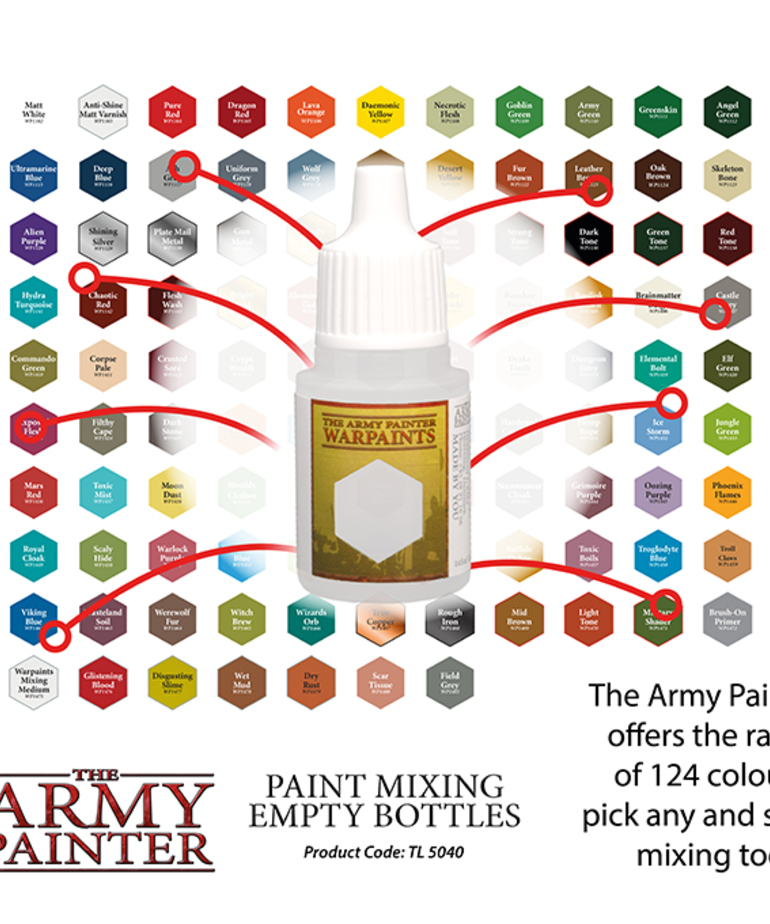 The Army Painter - AMY The Army Painter - Paint Mixing Empty Bottles