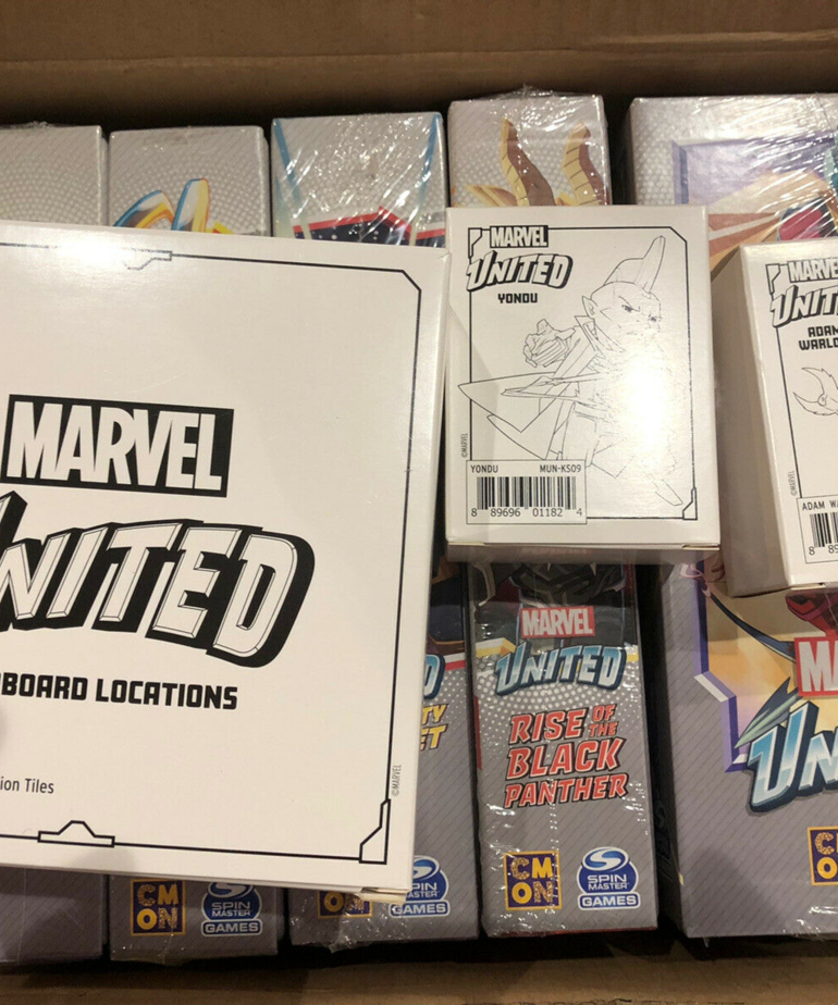 Cool Mini or Not - COL Marvel United Ultimate  Kickstarter + Cardboard Locations (NO BASE GAME)
