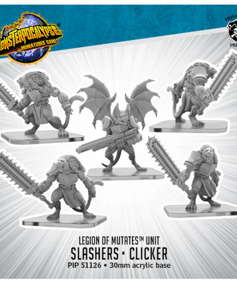 Privateer Press - PIP Monsterpocalypse - Legion of Mutates - Slashers and Clicker - Unit