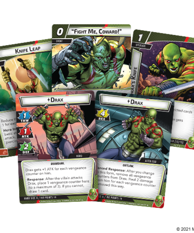 Fantasy Flight Games - FFG Marvel Champions: The Card Game - Drax - Hero Pack