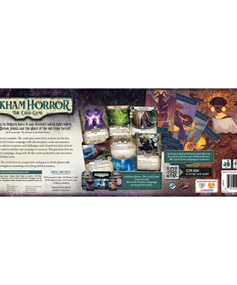 Fantasy Flight Games - FFG Arkham Horror: The Card Game - Return to the Circle Undone - Expansion